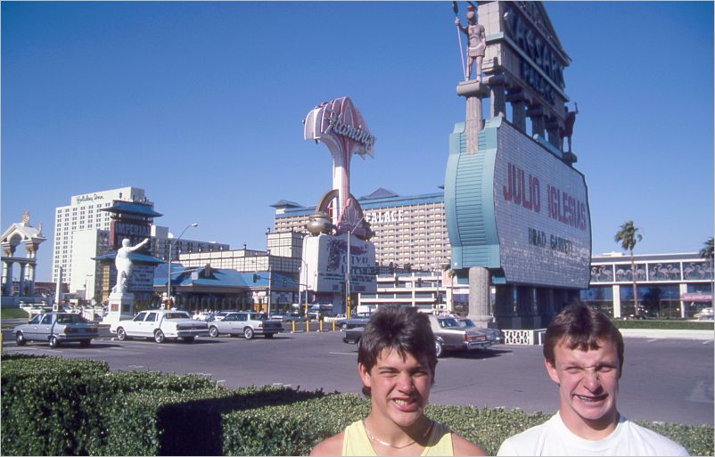  Silly faces at Caesar's Palace, Las Vegas